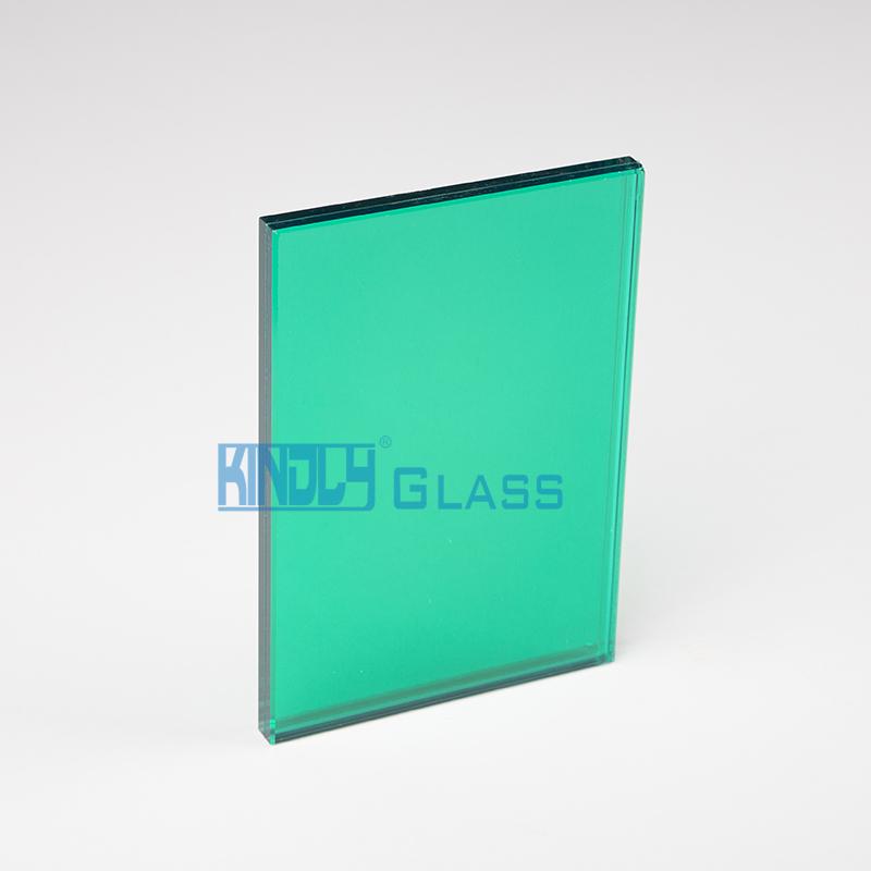 Blue Green PVB + Clear Ref. Laminated Glass